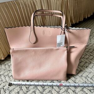 NWT H&M Chic Blush Tote Bag